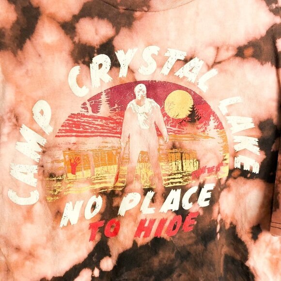 Friday the 13th Camp Crystal Lake Tie Dye Crewneck T Shirt 2X - Picture 3 of 5